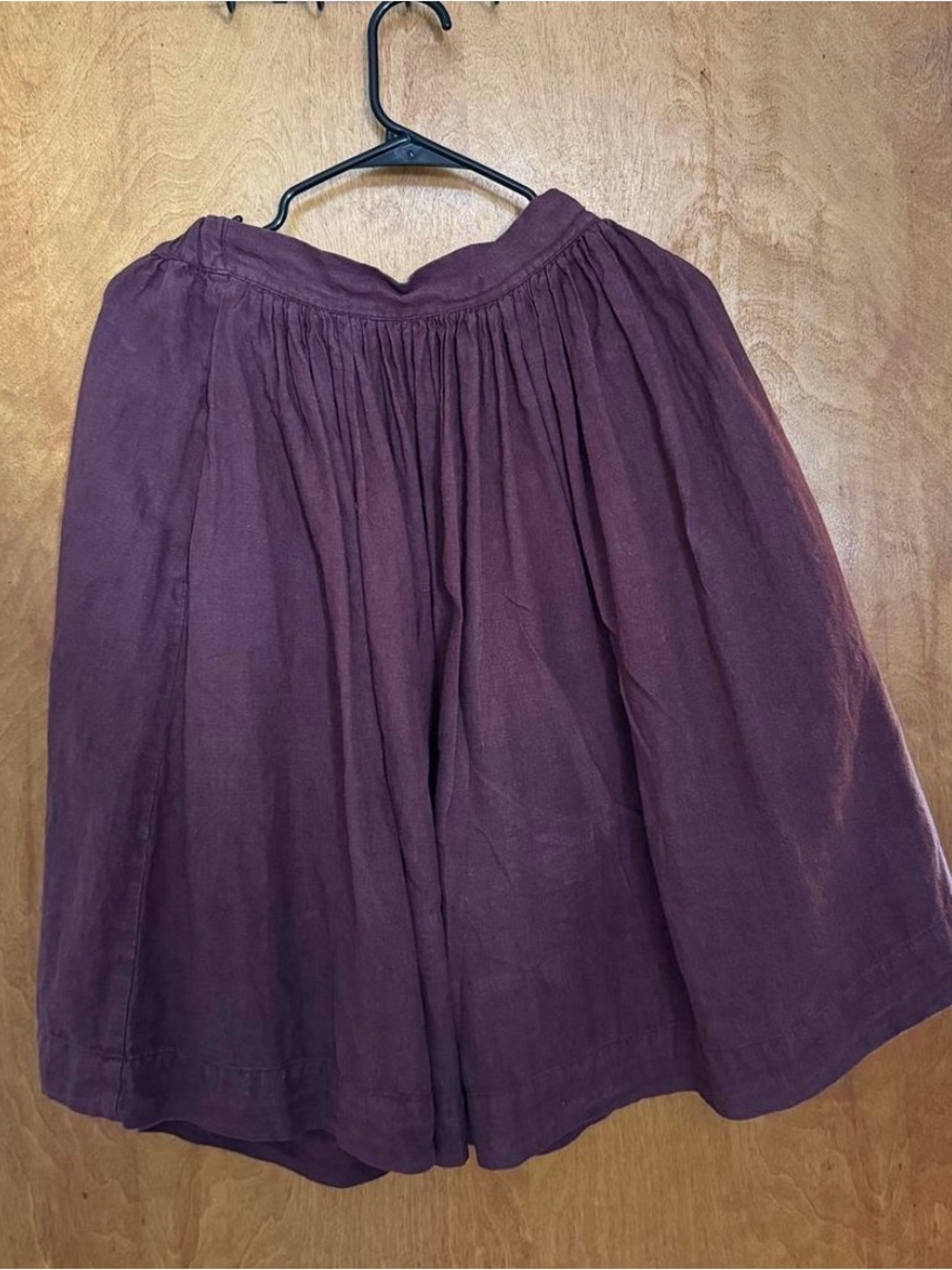 Not perfect linen grape wine city skirt
